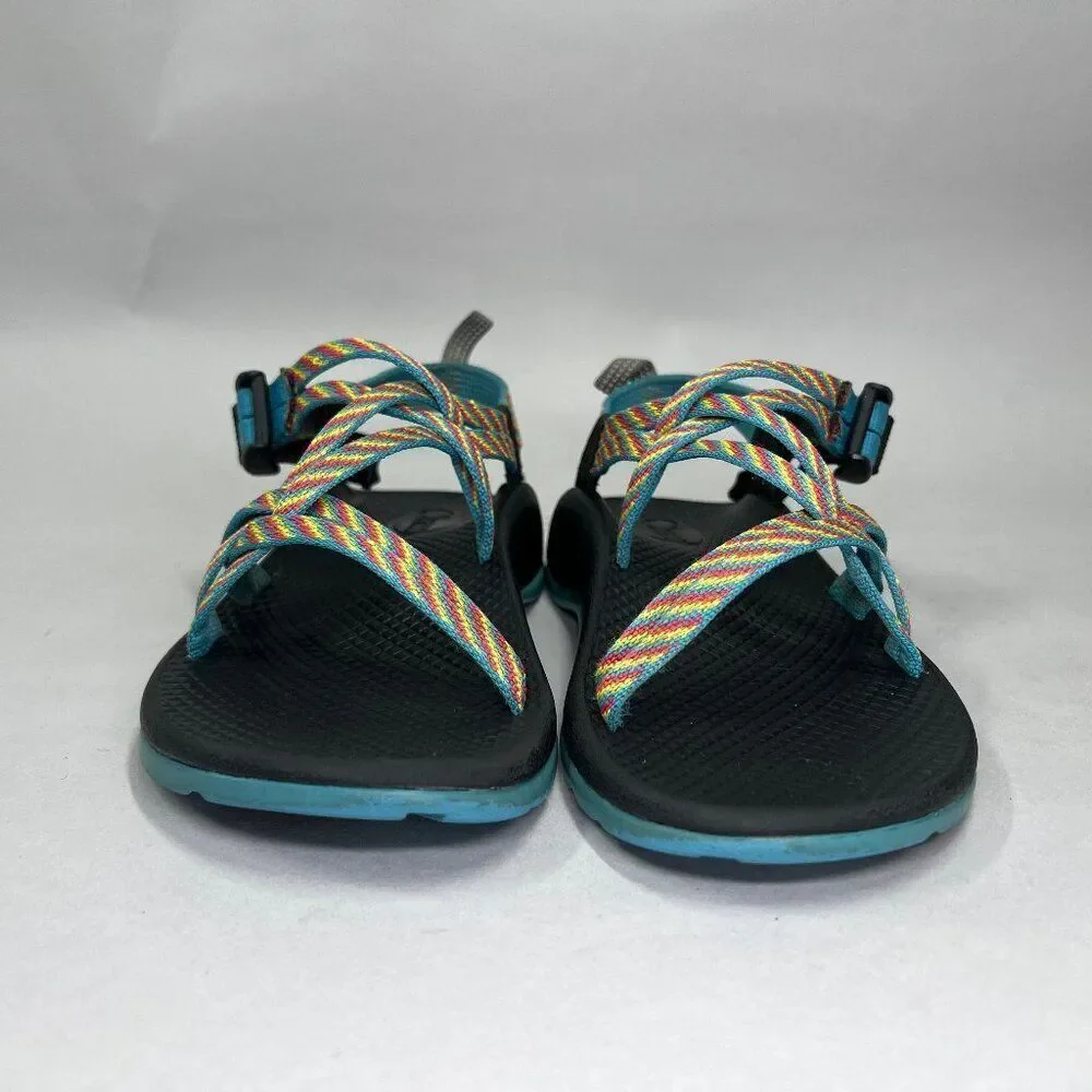 Chaco Girl's Size 4 Ecotread Fiesta Colorful Outdoor Hiking Athletic‎ Sandals